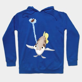 Cute archerfish cartoon illustration Hoodie